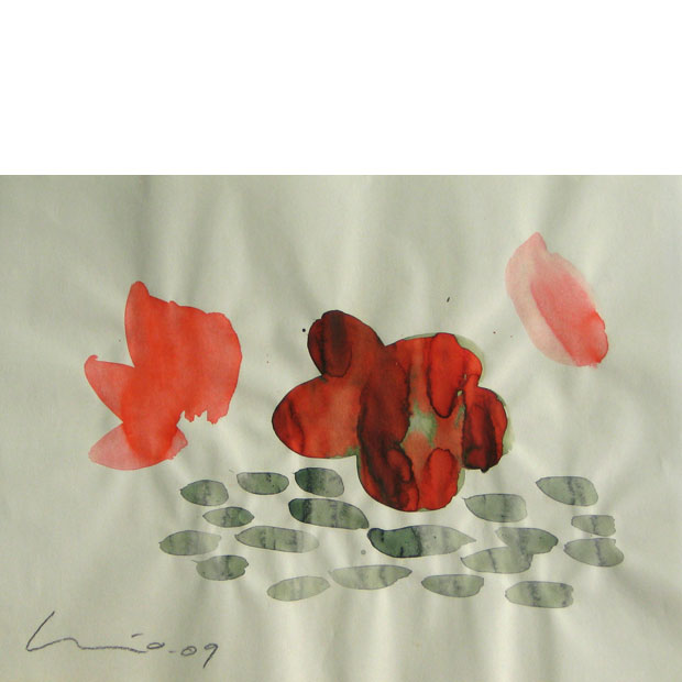 Painting Flores vermellas